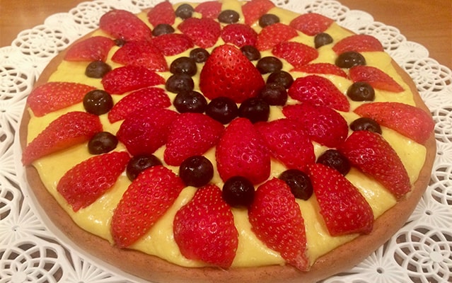 Crostata alla crema pasticcera e frutta
