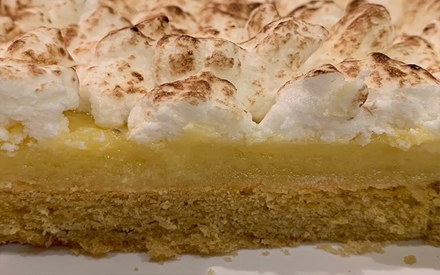 Crostata lemon curd e meringa all'italiana